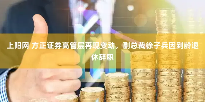 上阳网 方正证券高管层再现变动，副总裁徐子兵因到龄退休辞职