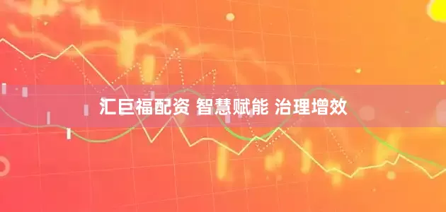 汇巨福配资 智慧赋能 治理增效