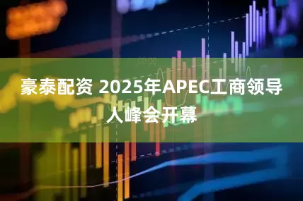 豪泰配资 2025年APEC工商领导人峰会开幕
