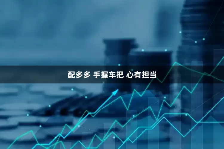 配多多 手握车把 心有担当